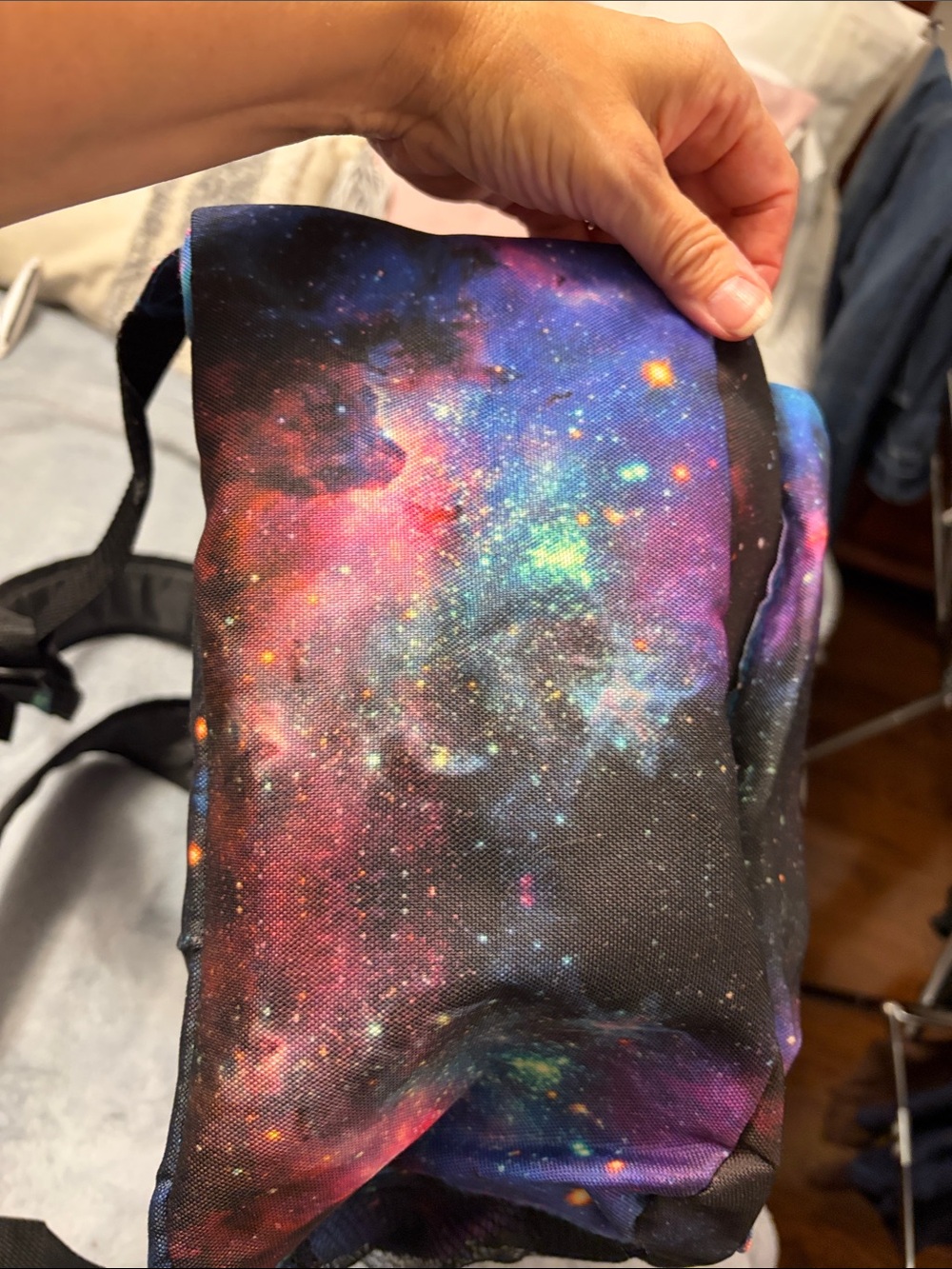 Galaxy Print Backpack - Multicolor - Picture 6 of 7